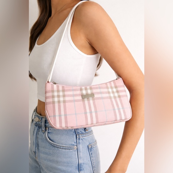 Burberry Handbags - Burberry Blue Label Pink Nova Check Shoulder Bag Y2K Coquette